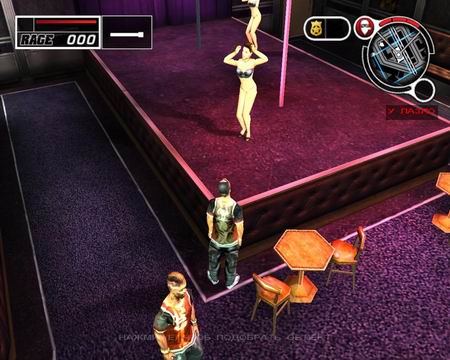 Стриптиз на сцене в игре Crime Life: Gang Wars